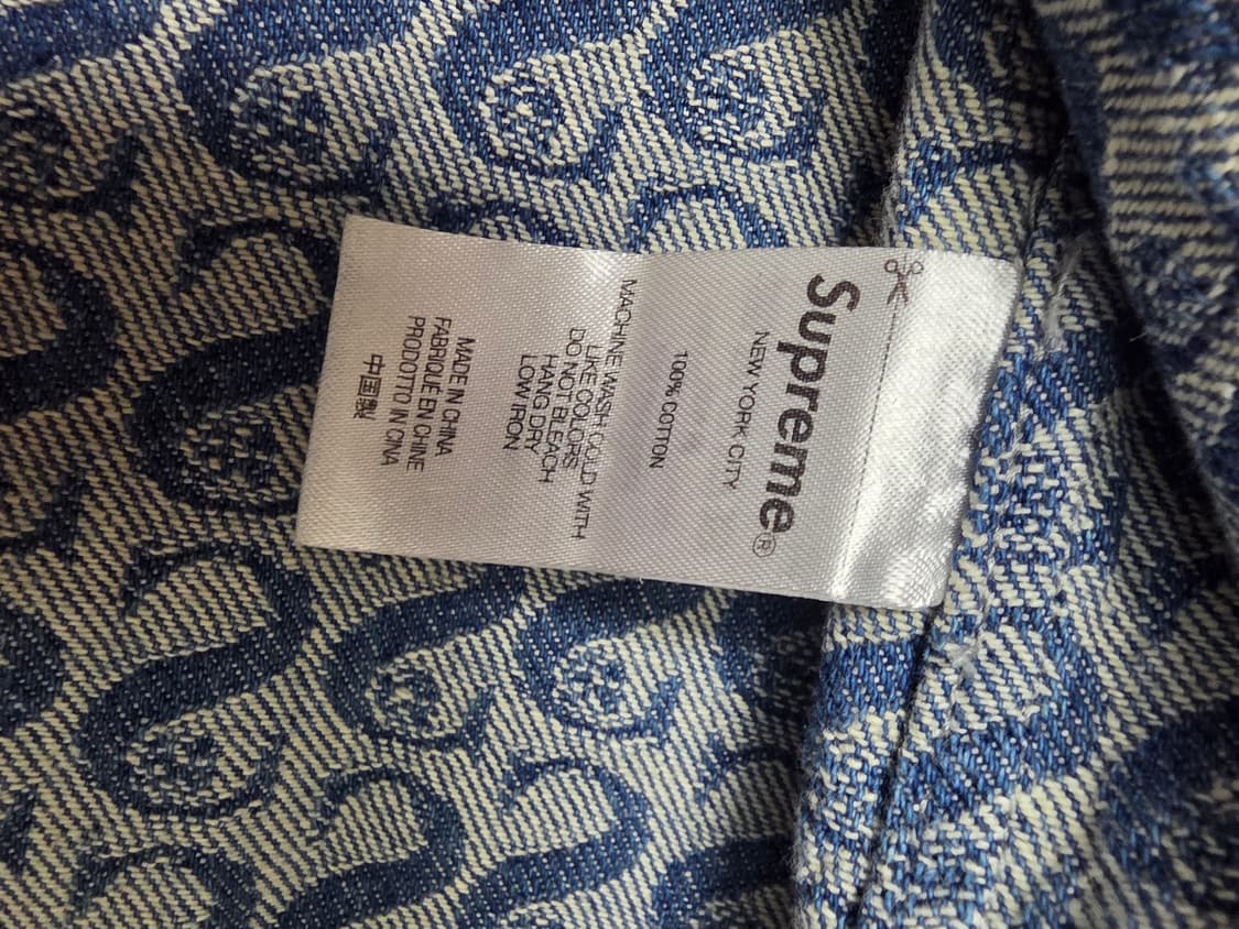 [M] Supreme Jacquard Denim Shirt (SS23) 상품이미지6