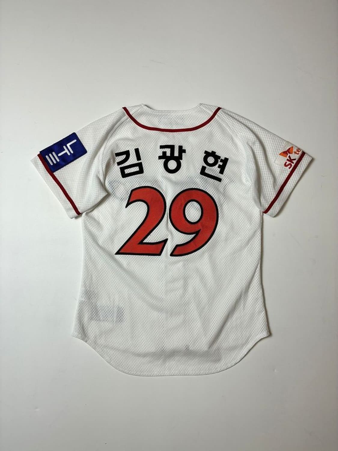 sk와이번스 김광현 마킹 유니폼 반팔 PN8609 상품이미지1