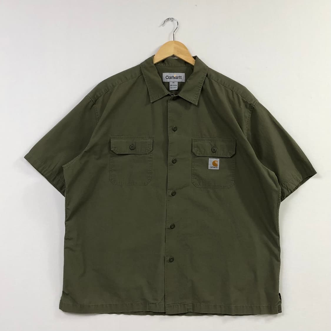 XL 칼하트 카키 워크 셔츠 상품이미지2