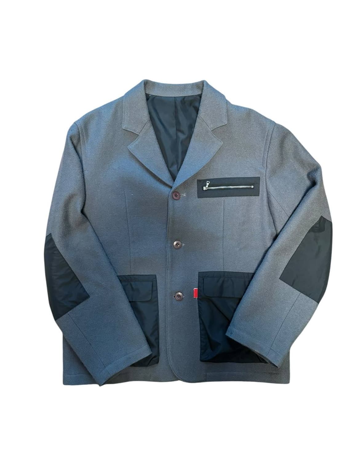 언더커버 AW01 "멜팅 포트" 유틸리티 울 테일러드 재킷 상품이미지1