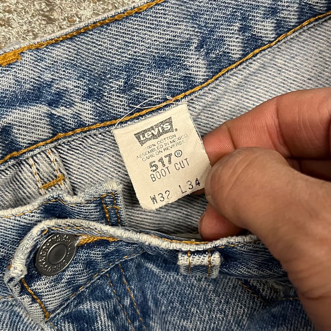 00s Levis517 데미지 부츠컷 (31“) 상품이미지6