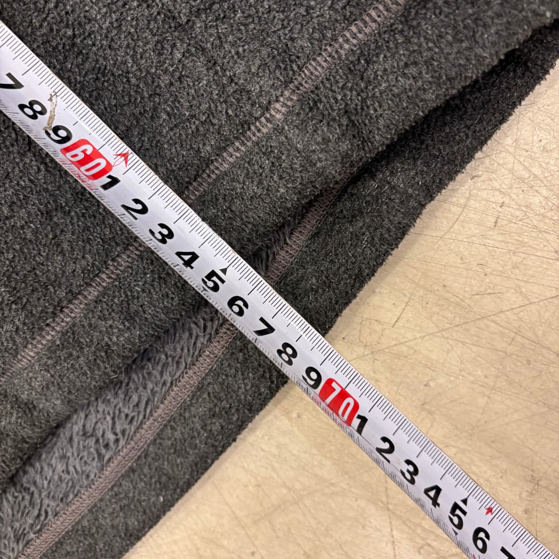 노스페이스 차콜 스몰로고 플리스 집업 상품이미지4