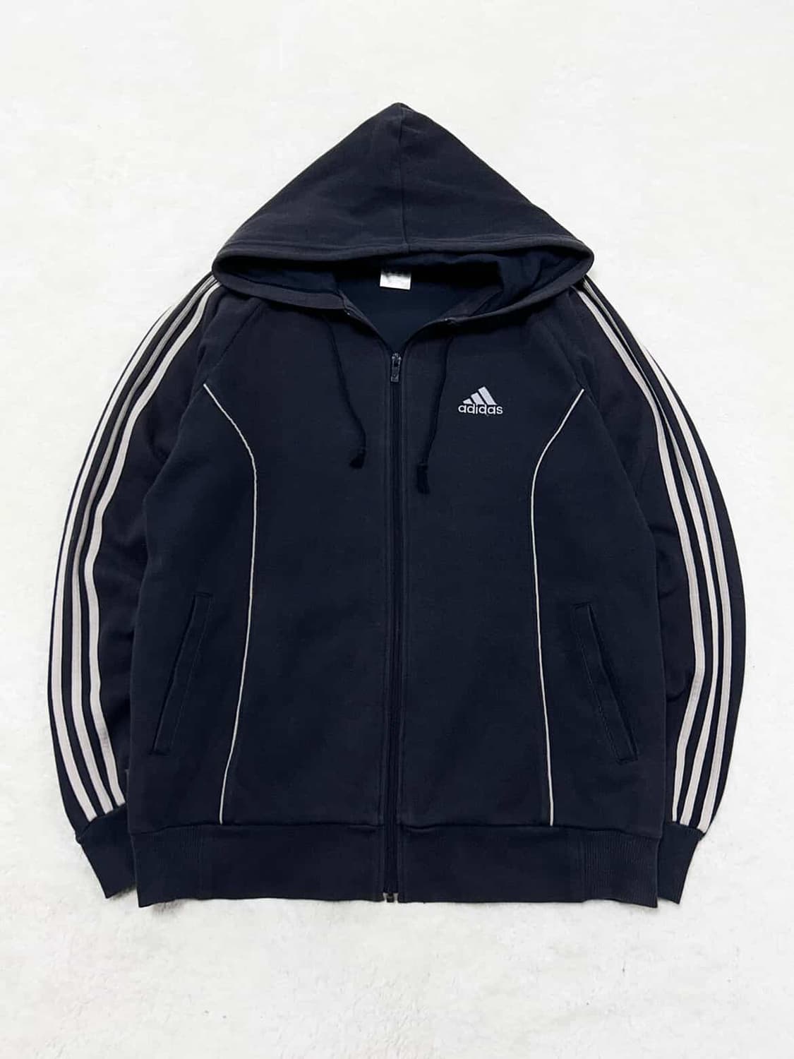 아디다스 JAPAN 자수로고 삼선 후드집업 상품이미지5