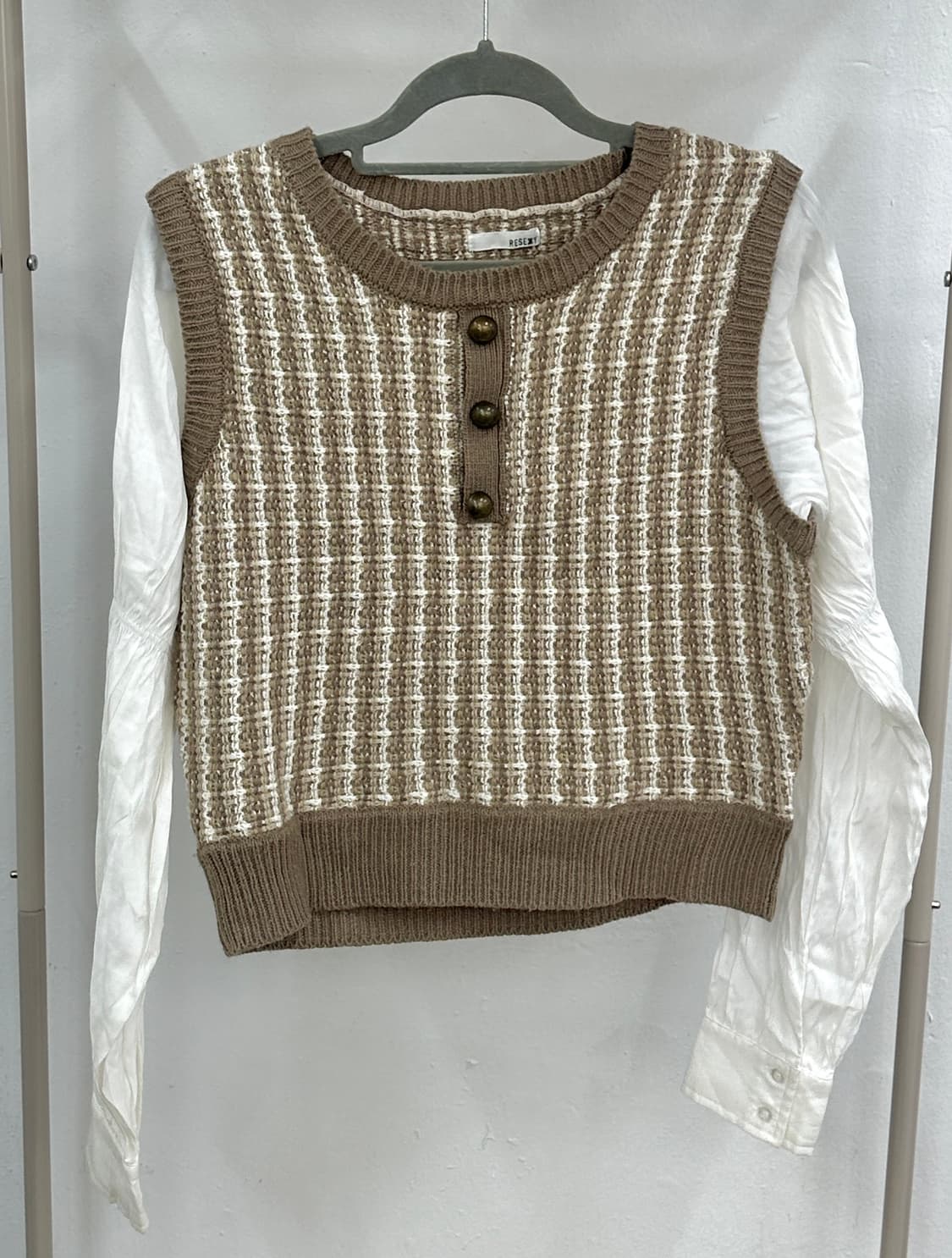 🥠쿠루미깔 베이지 코디세트 🥠 블라우스 롱스커트 라떼갸루 가을  상품이미지2