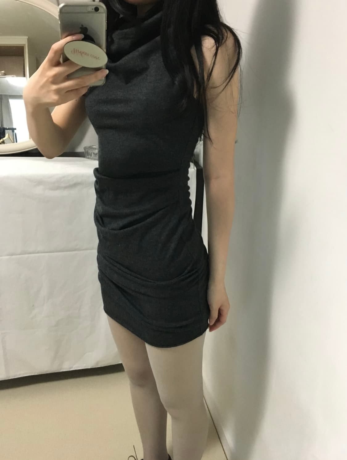 Helmutlang wrinkle mini dress 상품이미지7