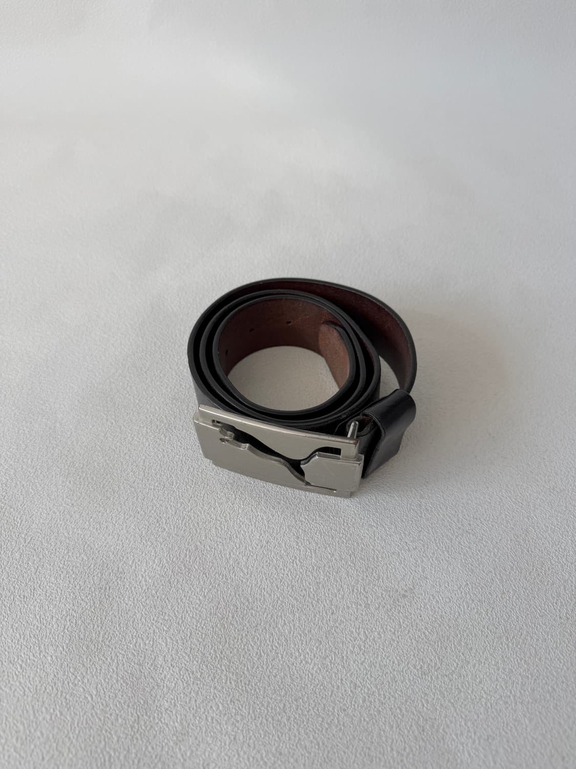 푸마(PUMA) 통가죽 레더 벨트 상품이미지1