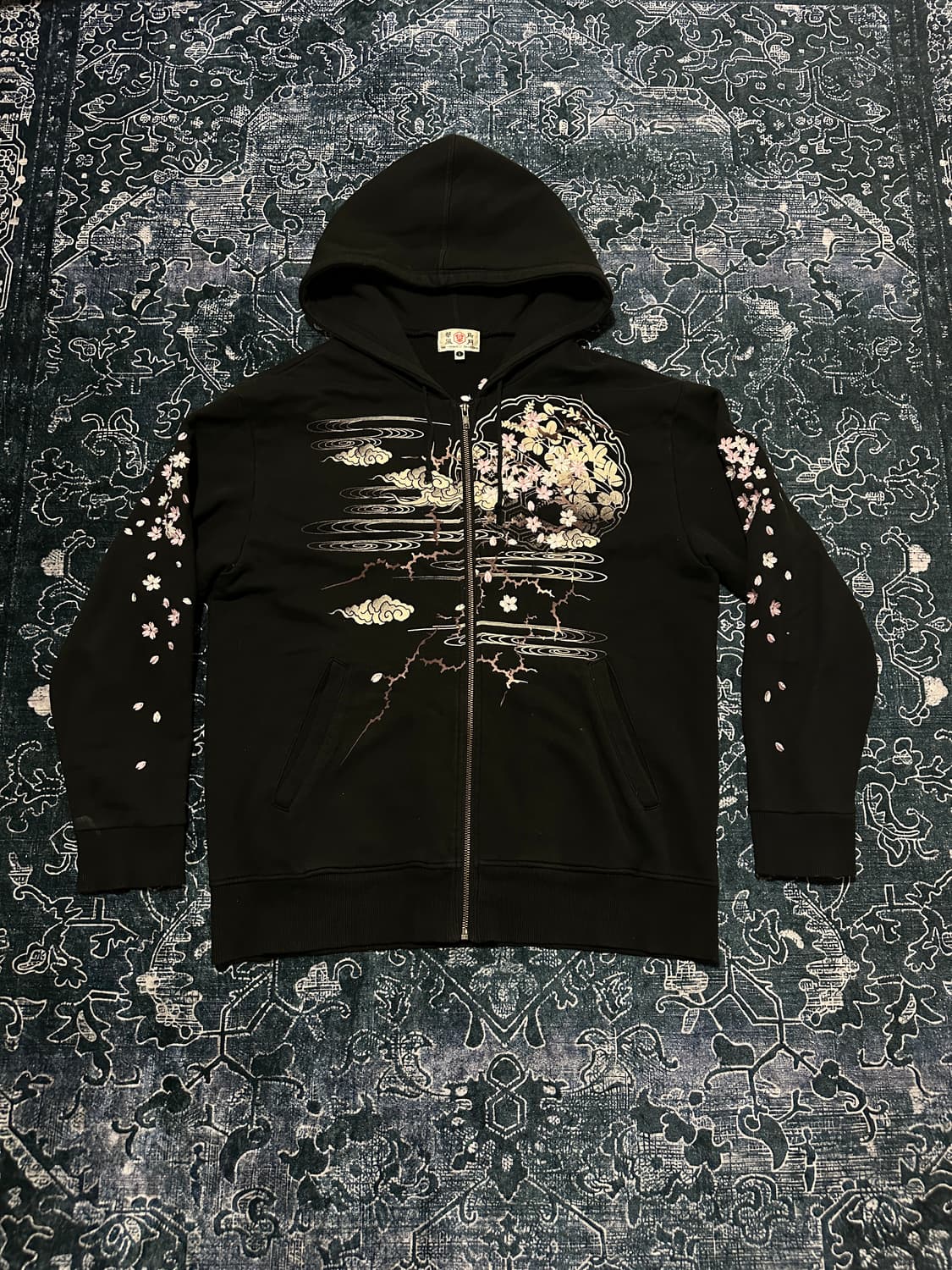 Karakuri style Oriental hood zip up 상품이미지2