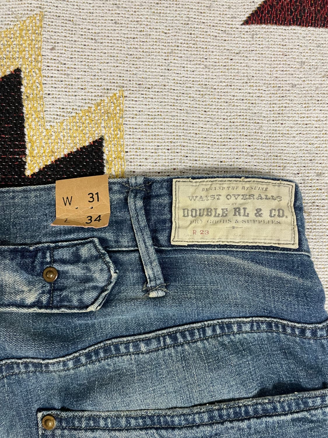 RRL 디스트레스드 카펜터 진 상품이미지4