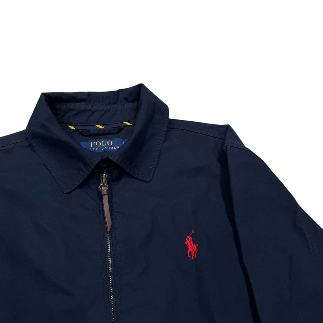 폴로 랄프로렌 신형 QR 베이포트 포플린 해링턴 바라쿠타 자켓 네이비 S 상품이미지2