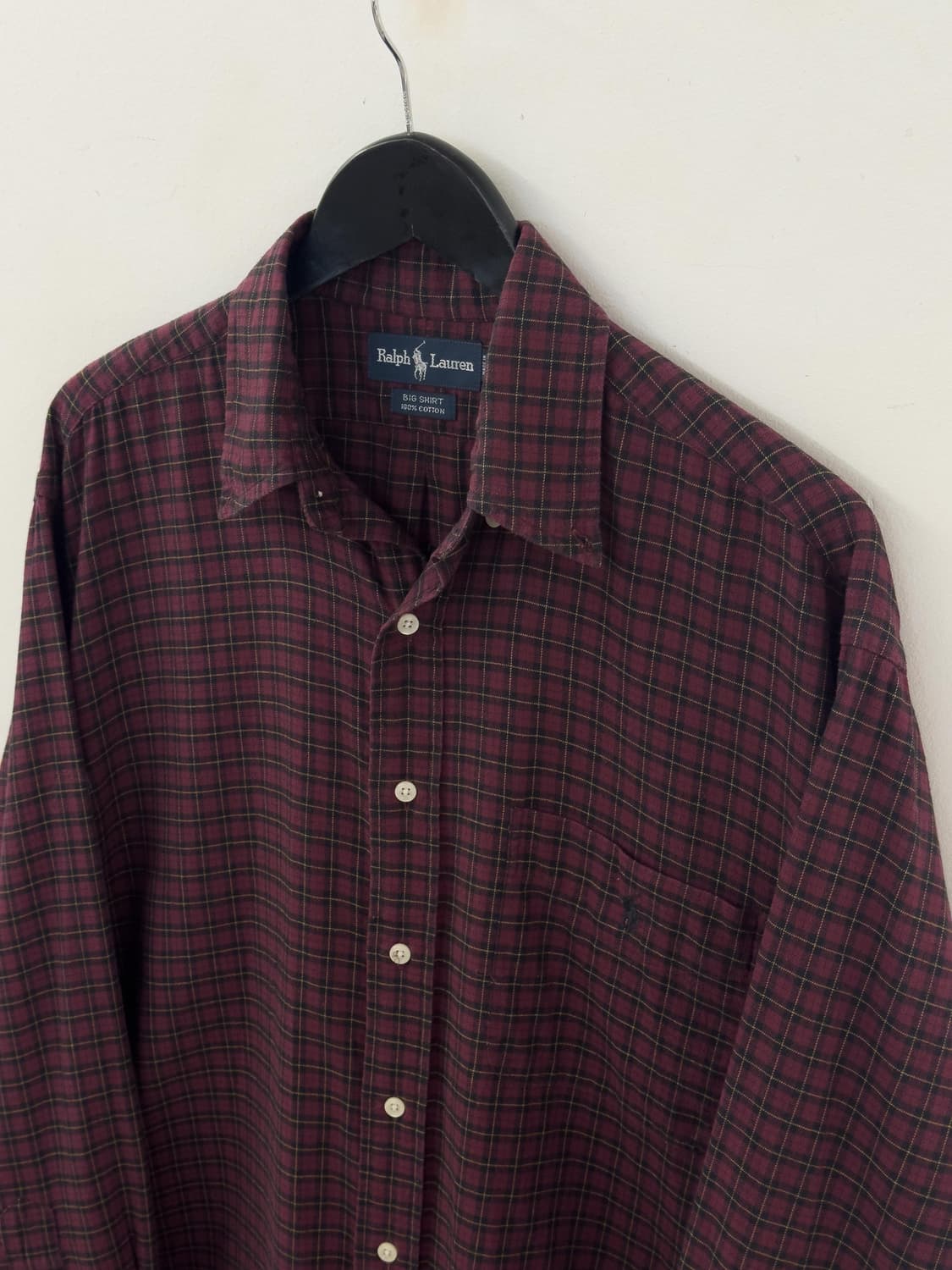 폴로 랄프로렌 빅셔츠 체크 상품이미지2