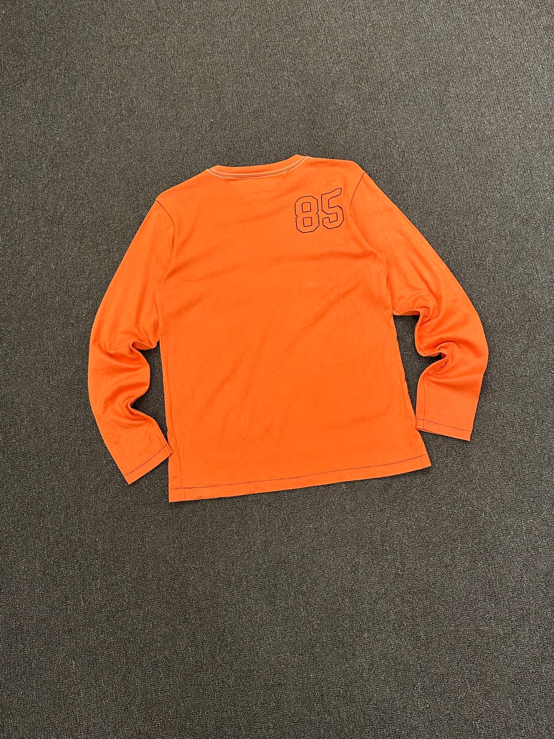 S)타미힐피거 빈티지 뉴욕 레터링 로고 패치 롱슬리브 상품이미지6