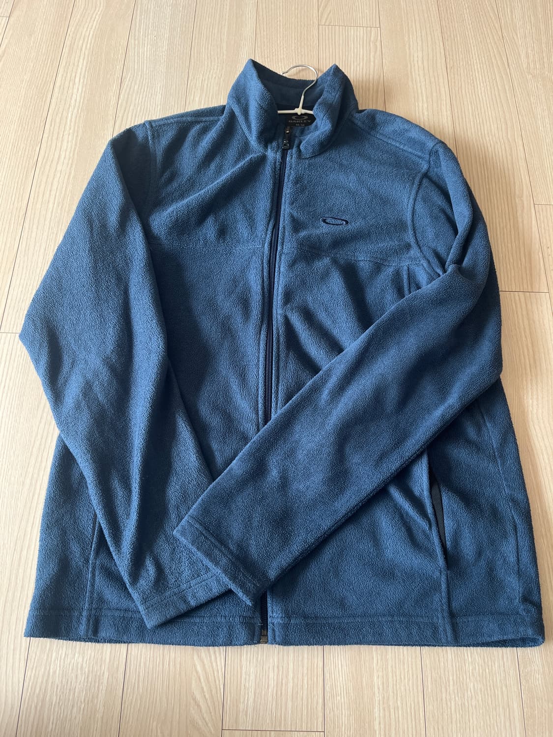 오클리 90s/y2k 네이비블루 플리스 집업 상품이미지2