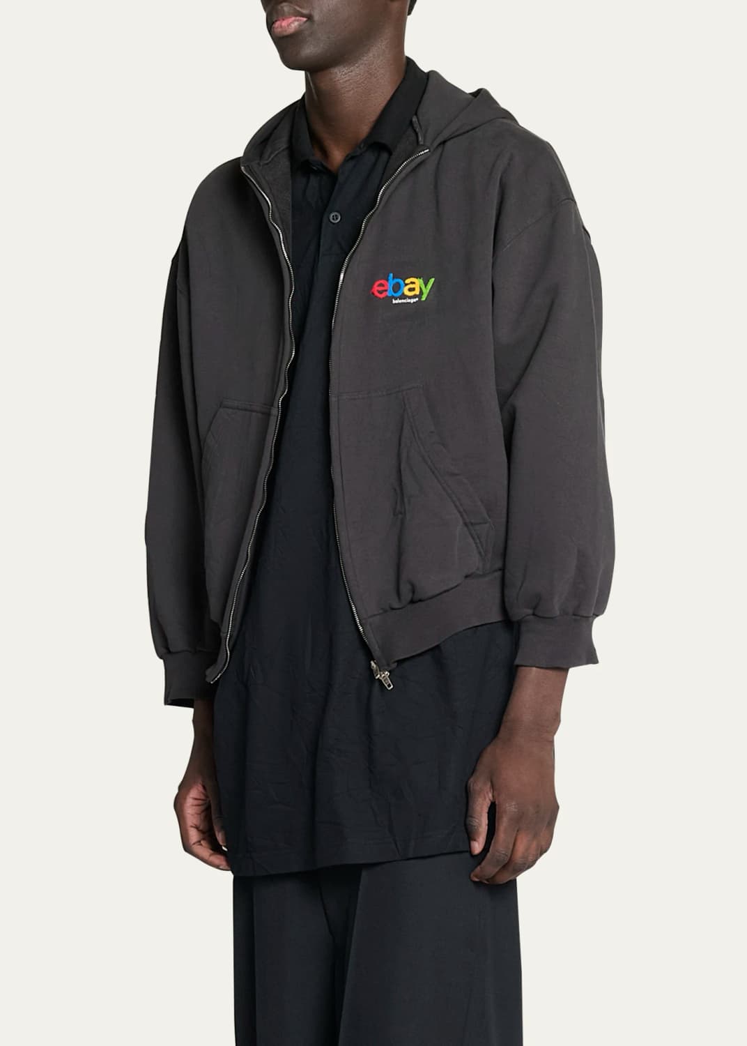 M) 발렌시아가 이베이 Ebay 후드 집업 노윤서 착용 상품이미지3