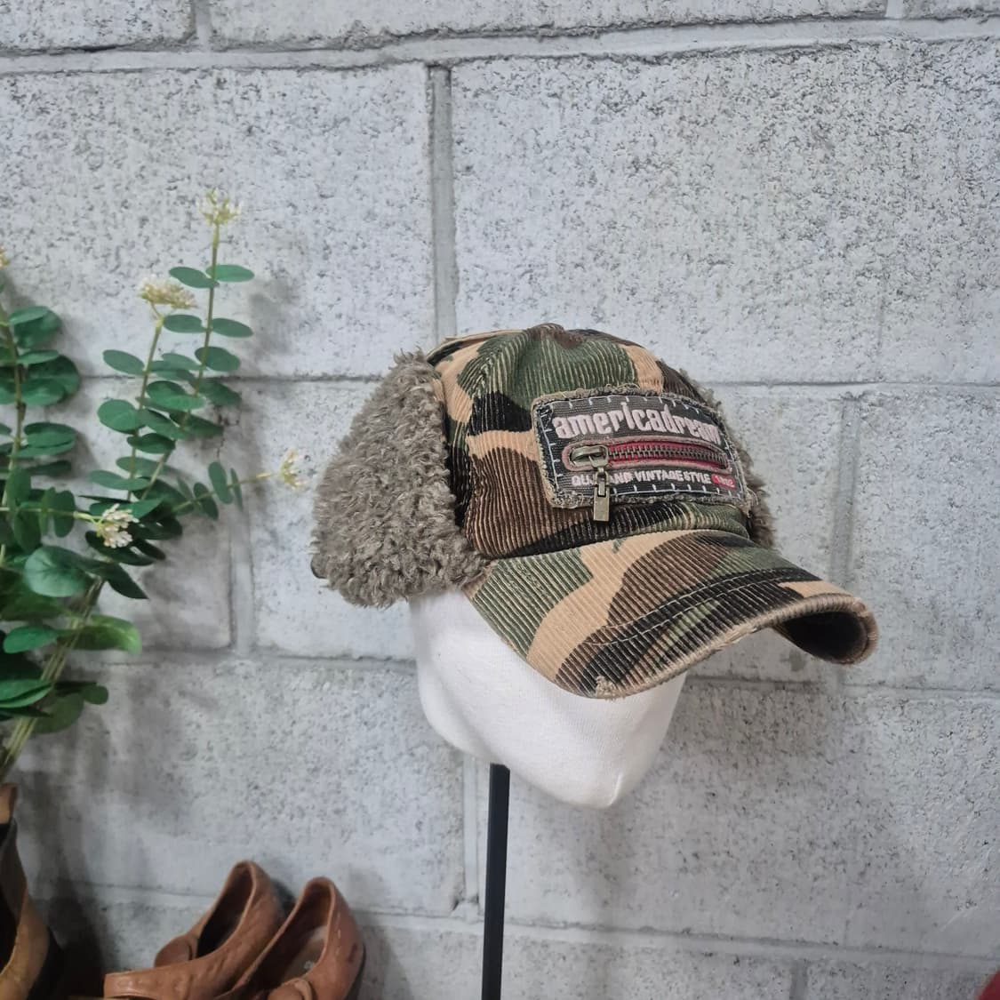 버클리 빈티지 투웨이 트루퍼햇 상품이미지3