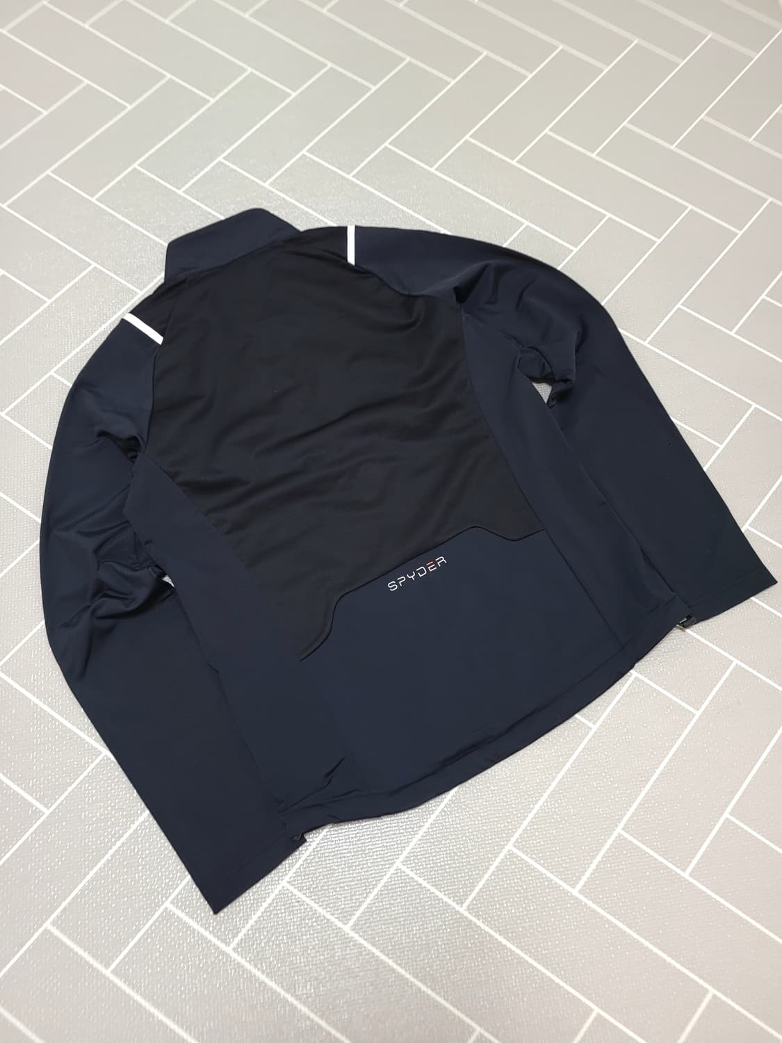 스파이더 액티브 핏 집업 자켓 블랙 M (95) 상품이미지2
