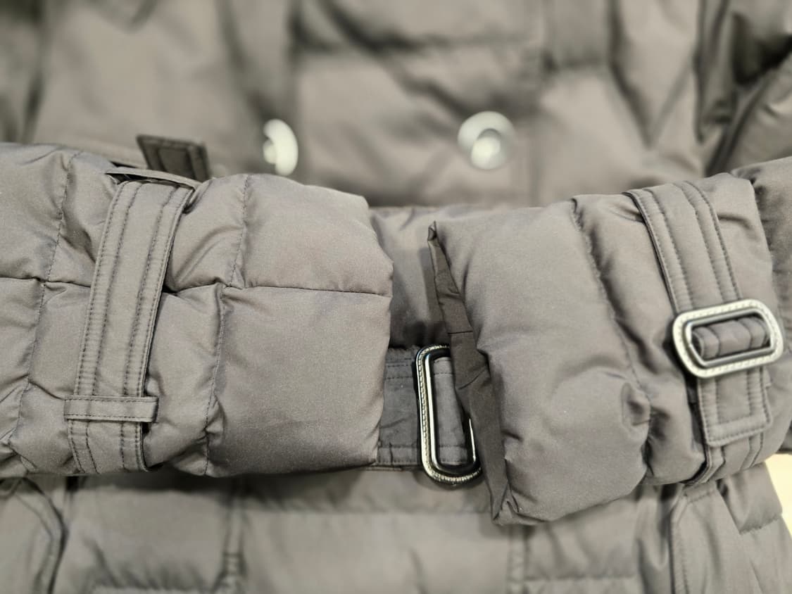 거의새거) 잇미샤 폭스퍼 후드 트리밍 더블버트 구스다운 롱패딩 S 상품이미지6