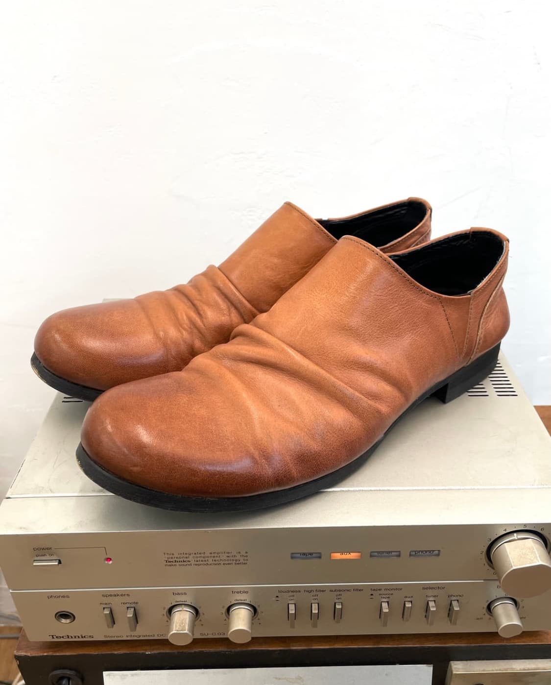 [270] 토네이도마트 드레이핑 레더 슈즈 상품이미지2