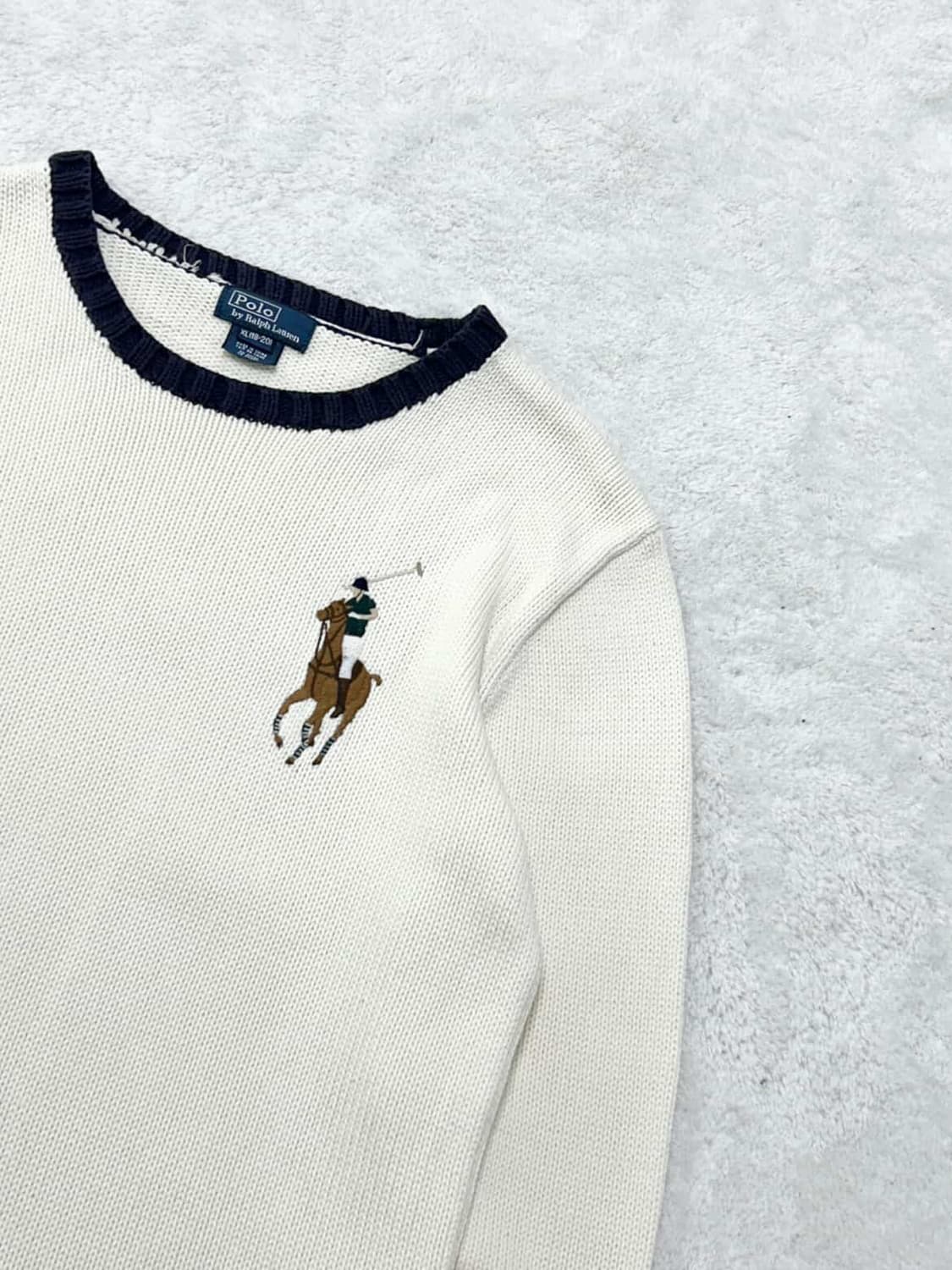 폴로 빅포니 크림 니트 상품이미지7