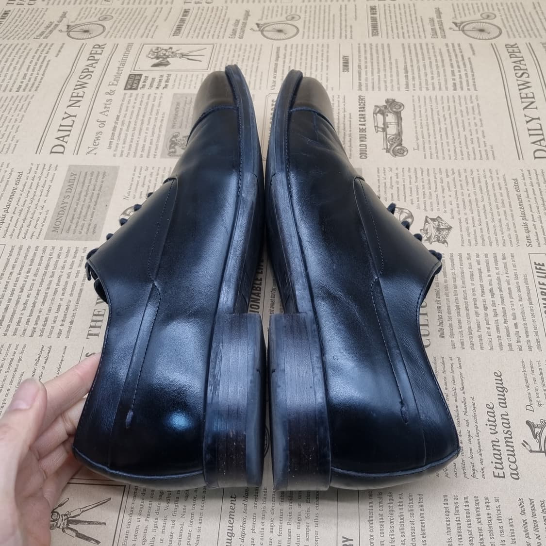 르본디 남성정장구두 실사이즈255 상품이미지5