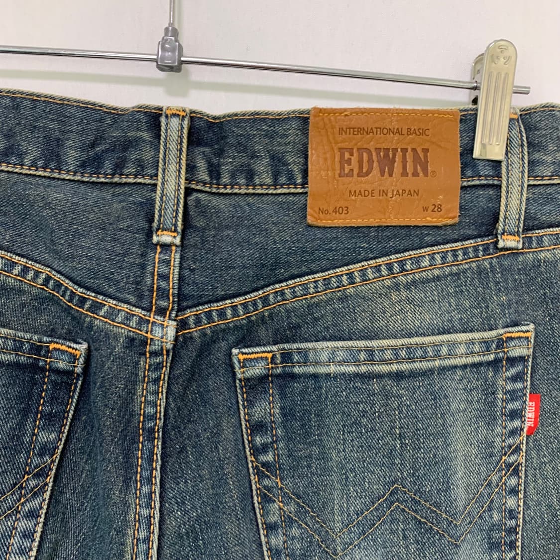 에드윈 28-30인치 빈티지 워싱 데님 팬츠 청바지 y2k 상품이미지4