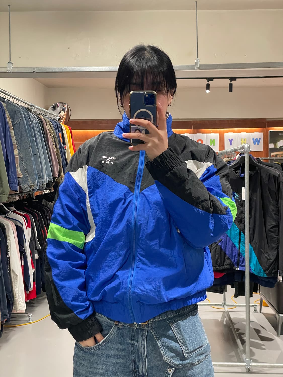 90's 올드스쿨 바람막이   상품이미지1