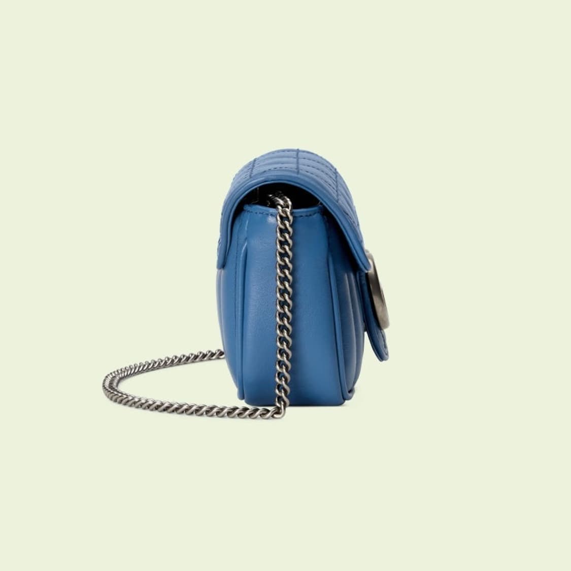 구찌 마몬트 마틀라세 미니백 블루 크로스백 상품이미지6