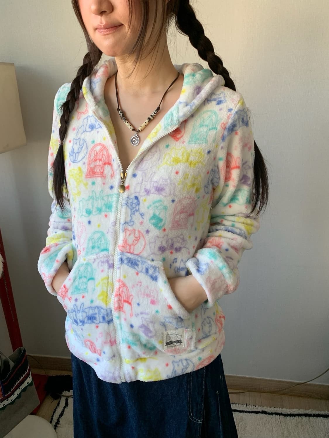 craftholic.. rabbit zip-up 상품이미지2