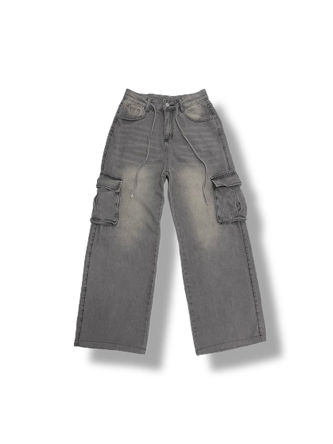 빈티지 워싱 카고 데님팬츠 상품이미지2