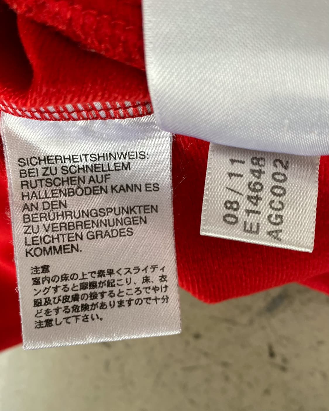 아디다스 3스트립 파이어버드 레드 트랙탑 상품이미지10