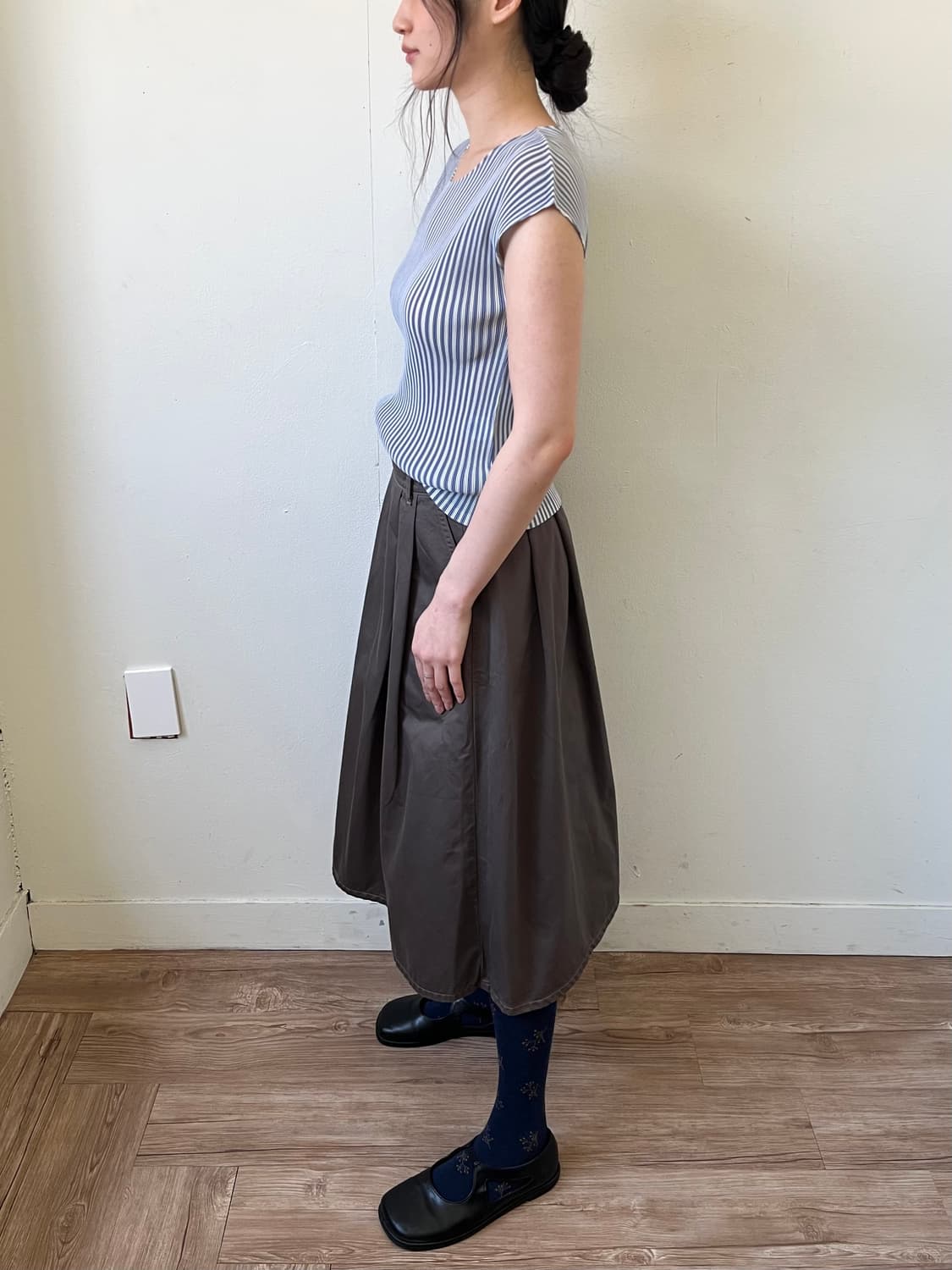 SOMETHING 핀턱 스커트 상품이미지9