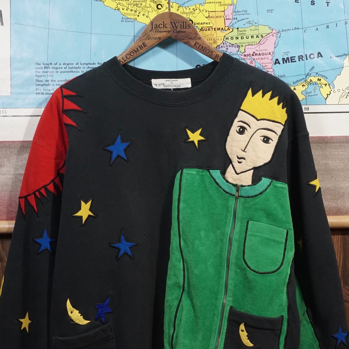 1990s Castelbajac 어린왕자 패치워크 스웻셔츠 상품이미지2