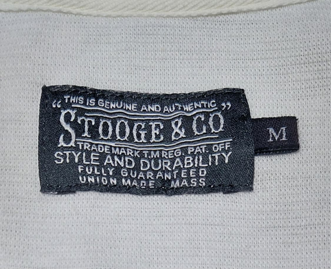 [M] STOOGE & CO 그래픽 브이넥 티셔츠 상품이미지5