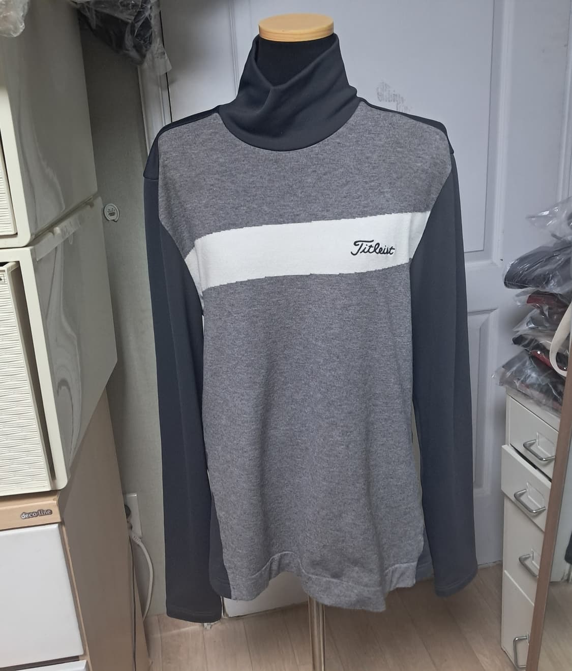 타이틀리스트 골프 긴팔 목폴라 티셔츠 니트 100 상품이미지1