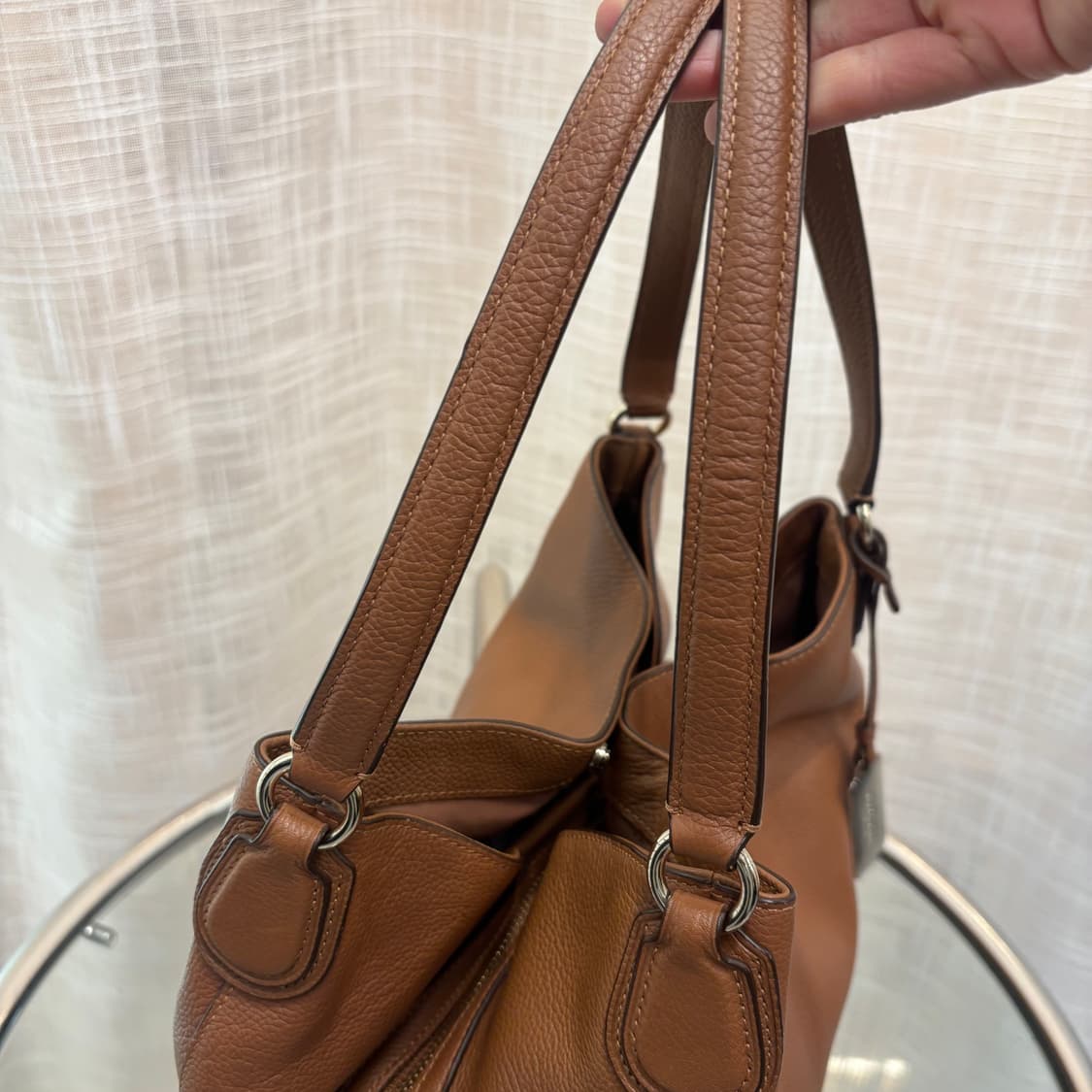 정품 코치 가죽 숄더백     상품이미지7