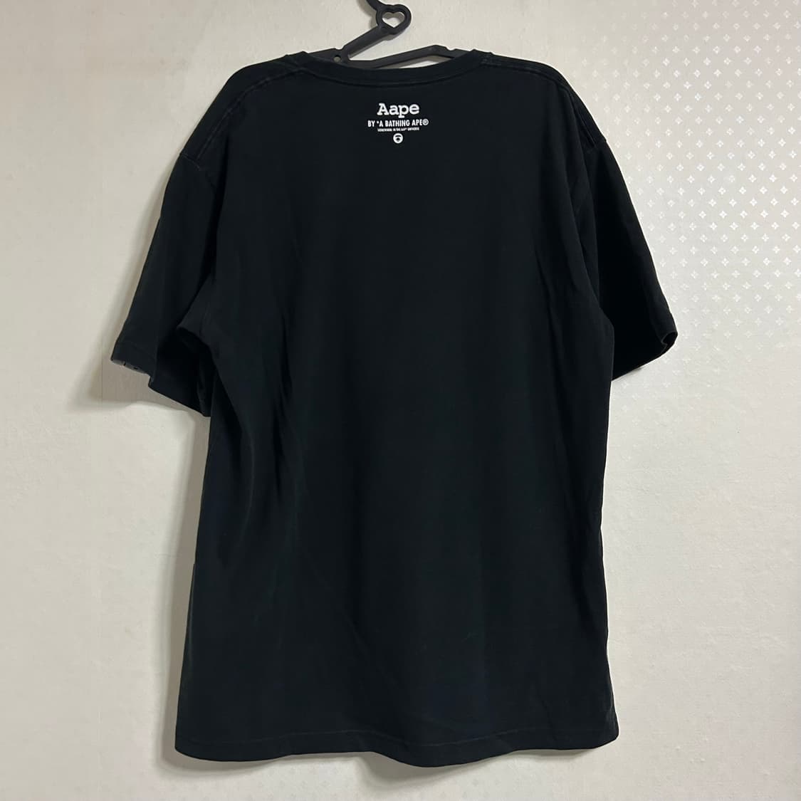 BAPE 베이프 에이프 나우 문페이스 반팔 티셔츠 블랙 XL  상품이미지6