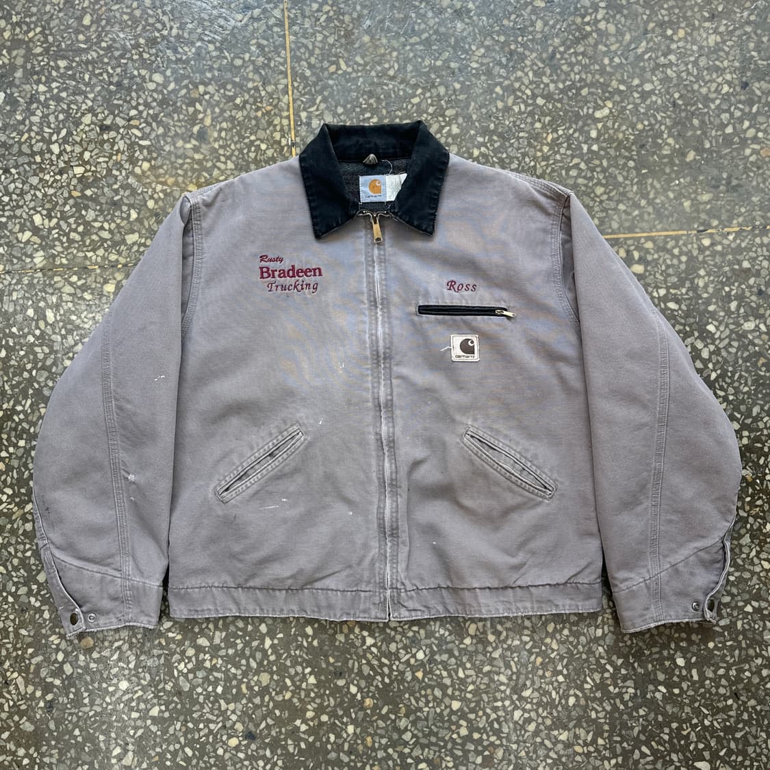 90s USA 칼하트 J76 CMT 샌드스톤 디트로이트 자켓 XL-R 상품이미지1
