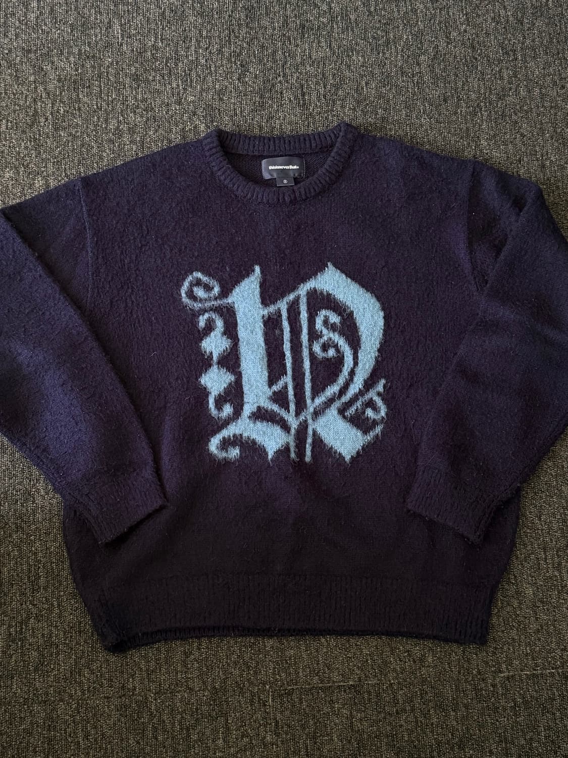 [S] 디스이즈네버댓 니트 네이비 상품이미지1