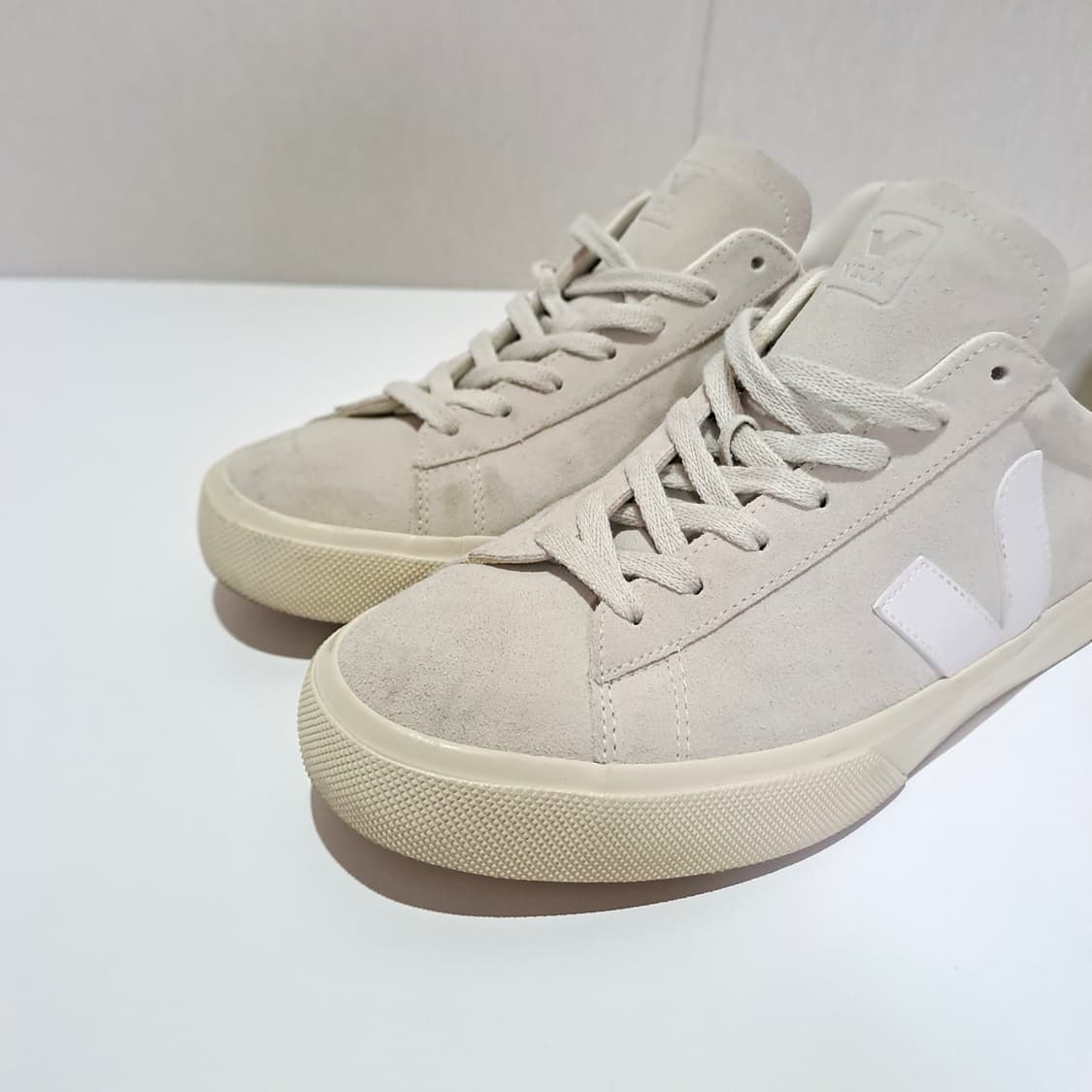 (택포) 프랑스 유기농 브랜드 베자 스웨이드 내츄럴화이트 280 B363 상품이미지2