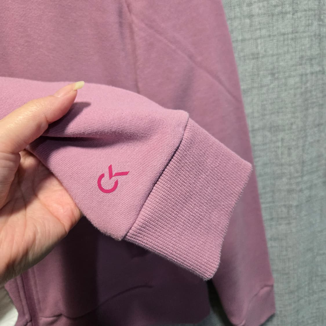 캘빈클라인 핑크 여성 기모 후드집업  상품이미지5