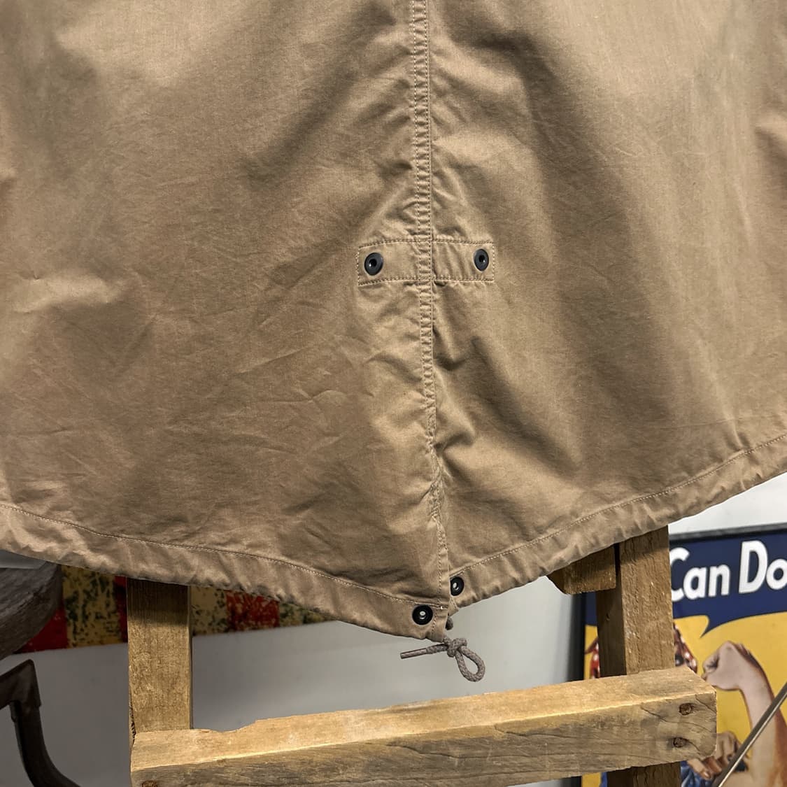 카키스 M-65 C.W 필드파카 주우재 바이오워싱 레더스냅 N1230 상품이미지7