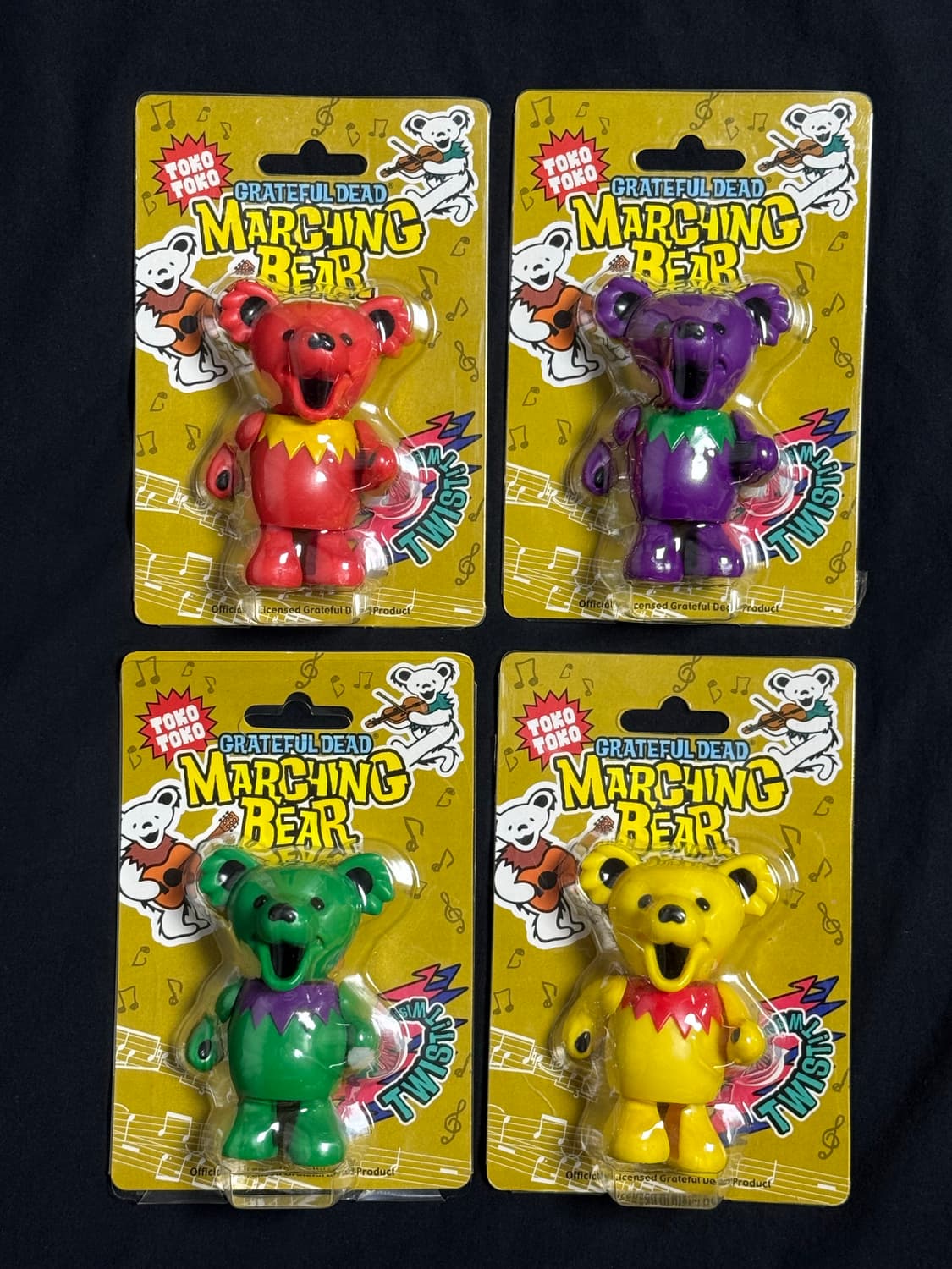 Grateful dead bear 그레이트풀데드베어 태엽 피규어 상품이미지4