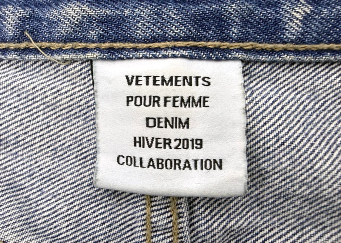 베트멍 리바이스 트라이벌 타투 리워크 데님 팬츠 상품이미지8