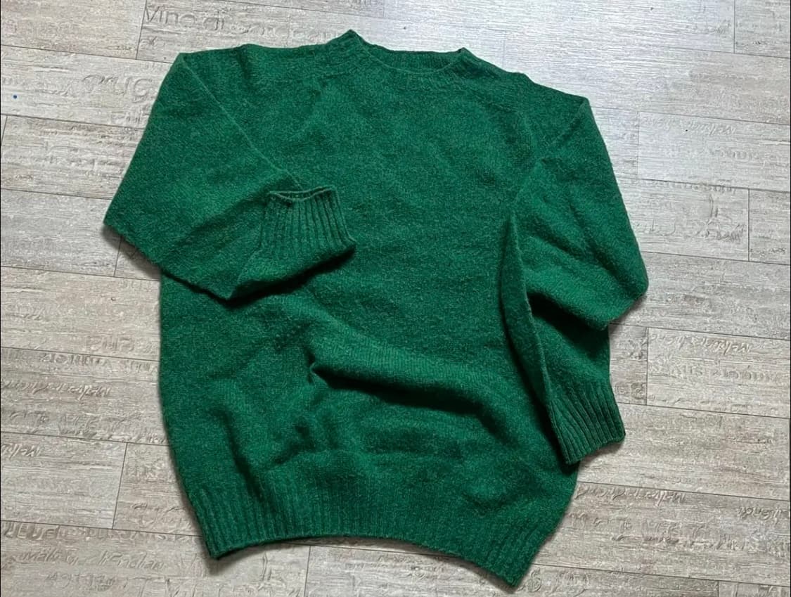 XXL 하울린 쉐기독 니트 초록 상품이미지3