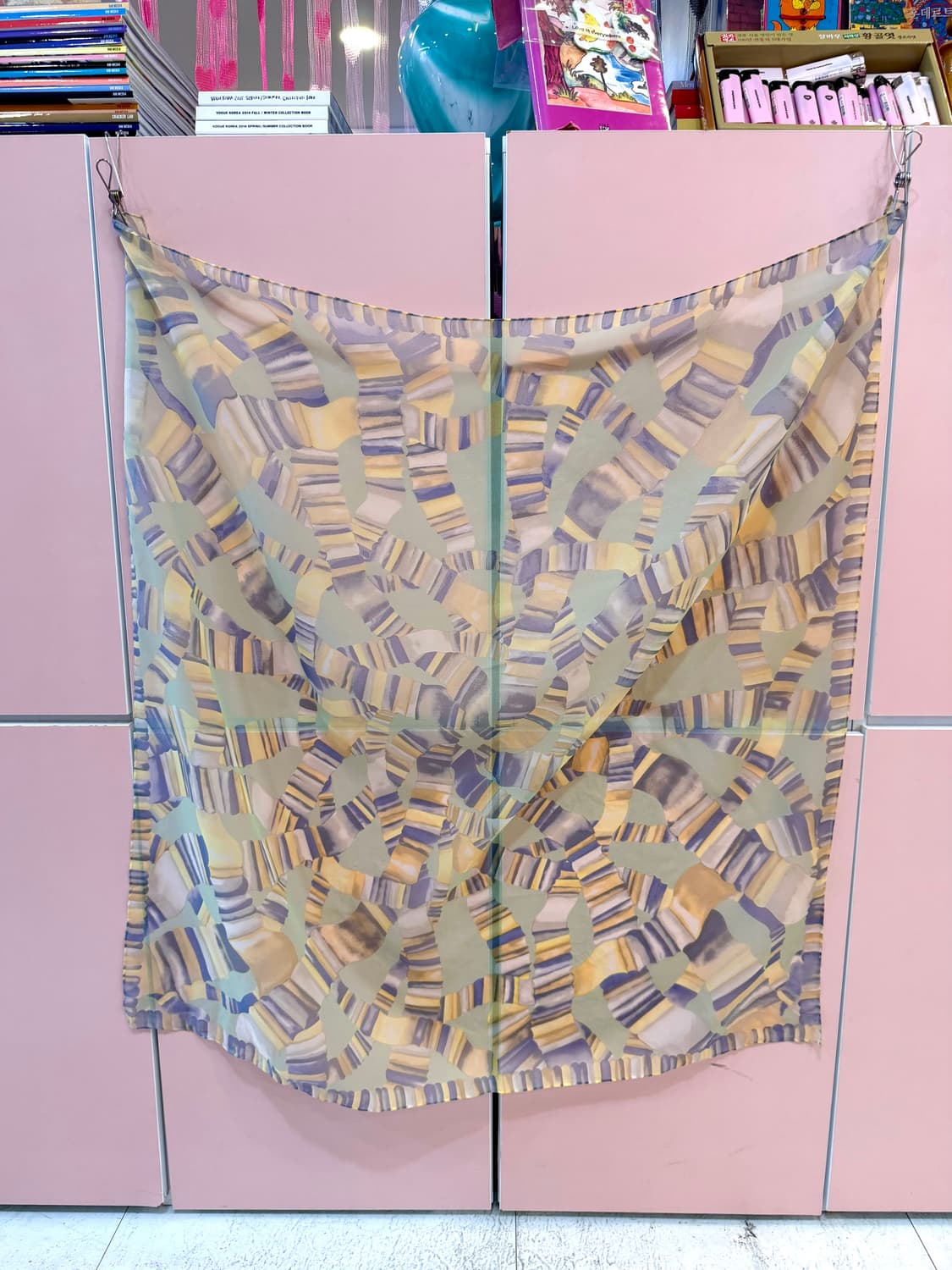 빈티지 파스텔 패턴 스카프 상품이미지6