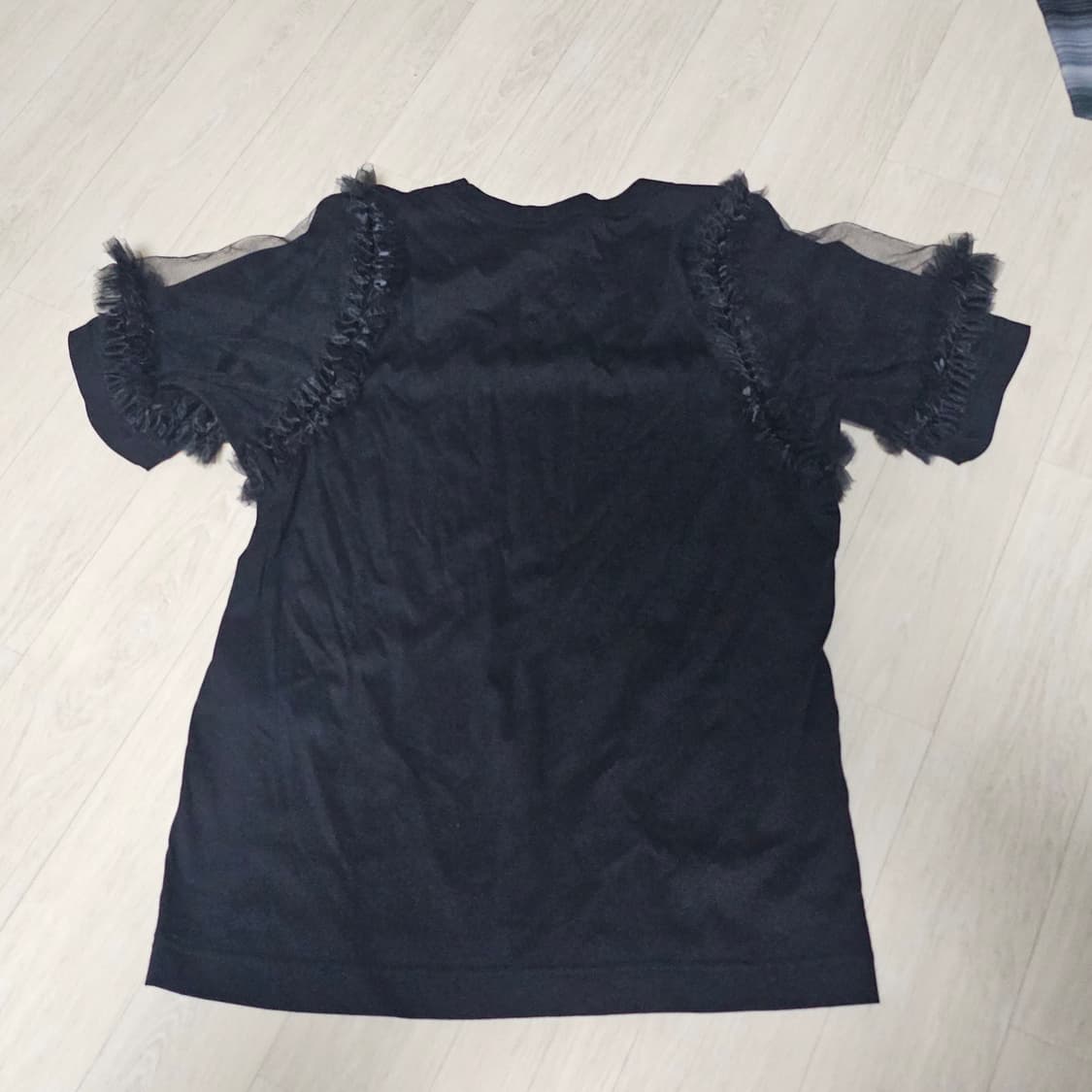 noir kei ninomiya 꼼데가르송 반팔 티셔츠 상품이미지2
