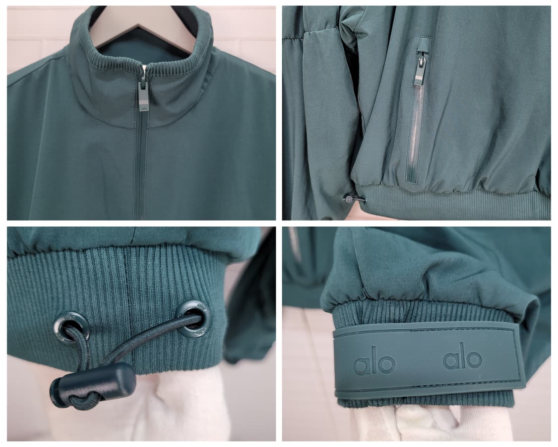 ALO YOGA 알로요가 하프 지퍼 크롭 엘리베이션 커버업 XS 사이즈 상품이미지7