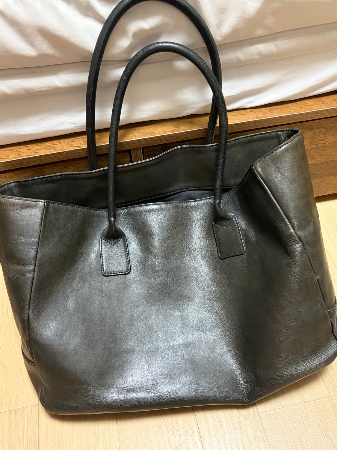 요지야마모토 Y’s 레더 빅 토트백 상품이미지2