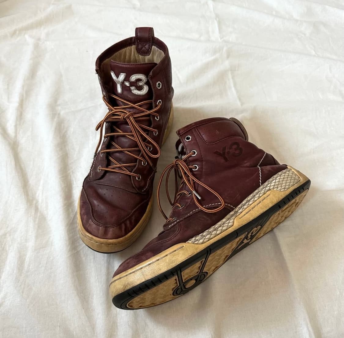 Y-3 요지야마모토 초창기 아카이브 하이탑 스니커즈 상품이미지1