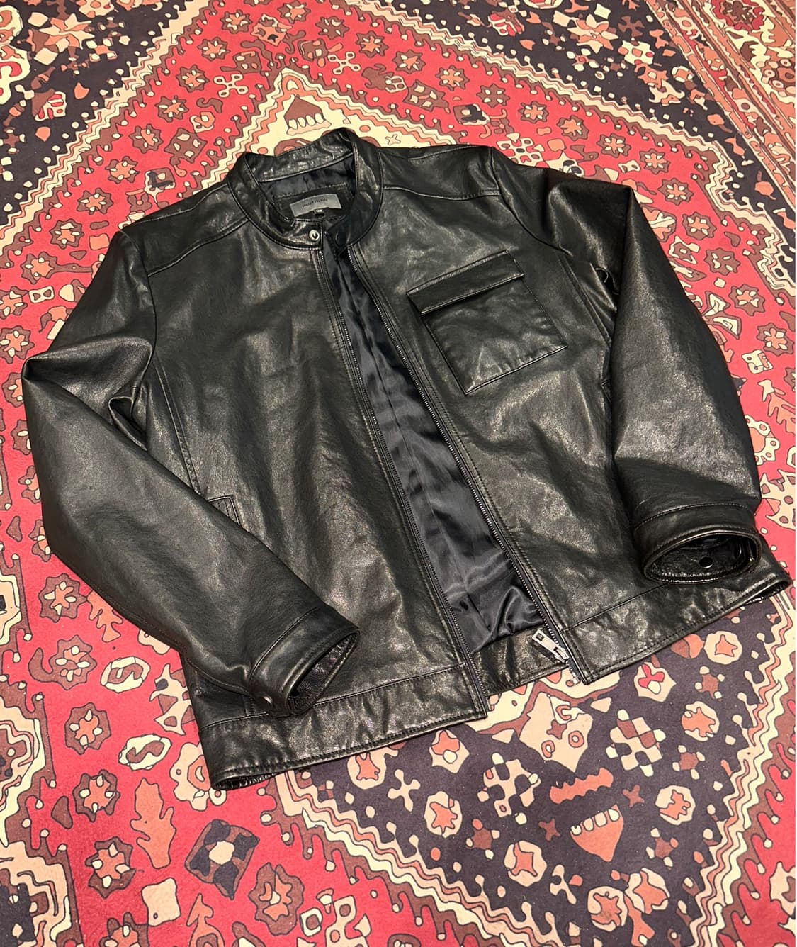 ( L ) 바이커자켓 바이커가죽 라이더자켓 가죽자켓 봄버자켓 양가죽자켓 상품이미지6