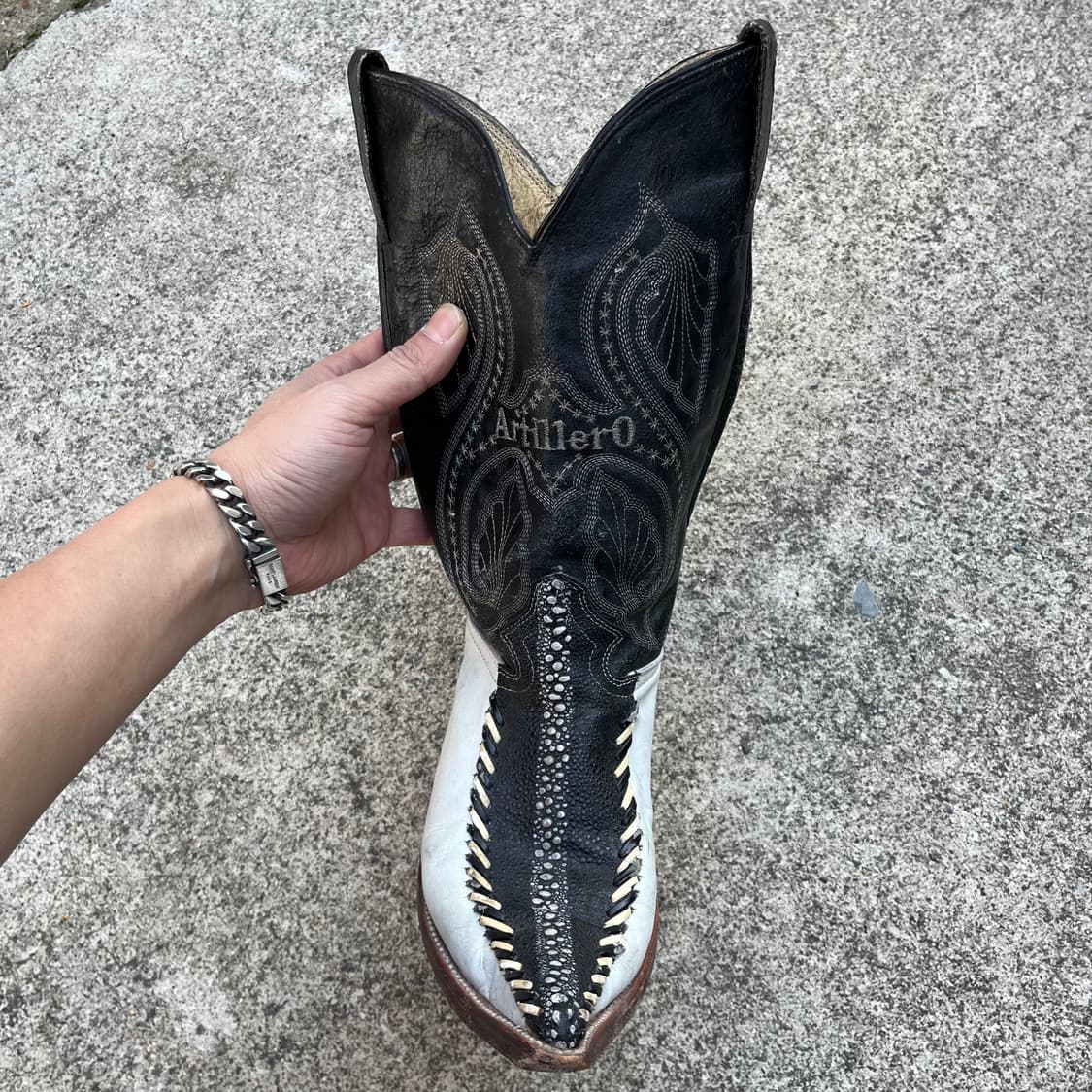 빈티지 멕시칸 웨스턴 부츠 (265) 상품이미지4